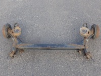 Балка oś підвіска задній задня комплектна барабан vw fox 2010r 1.2i Зі Шроту, фото thumb