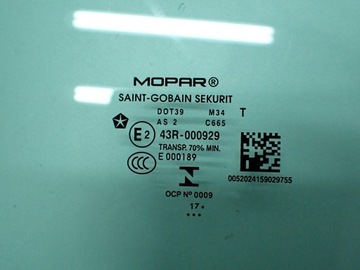 фото thumb №2, Скло двері лівий перед оригінал jeep renegade 18r