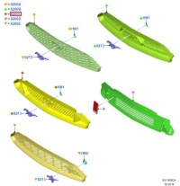 Решітка бампера решітка  ford mustang mk6 2015-2017 в Україні, фото thumb