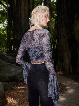 SHEIN ПРОЗРАЧНАЯ СИНЯЯ БЛУЗКА Shein