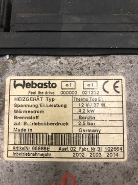 фото мини №7, Webasto автономный обогреватели thermo top e 66724a 
