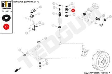 фото thumb №14, Tedgum 00289223 подшипник кронштейны амортизатора /p/