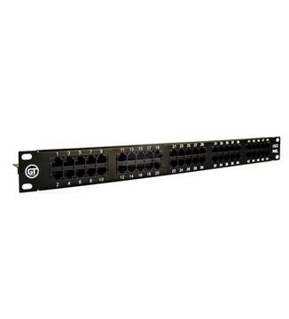 Патч-панель 19 дюймов 50x RJ45 ISDN
