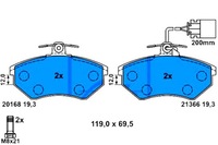 фото thumb №1, Ate 13.0460-2806.2 набор тормозных колодок тормозных, тормоза дисковые