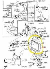 фото thumb №2, Mazda 5 2005- 2.0 cd | интеркулер rf7n13565b