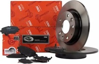 фото thumb №1, Trw гальмівні диски+ гальмівні колодки задня mazda 3 bm 265mm