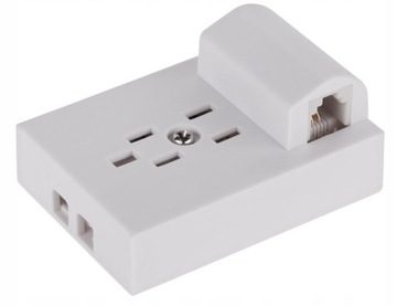 Настенная телефонная розетка 2x 6p4c RJ11+GN4