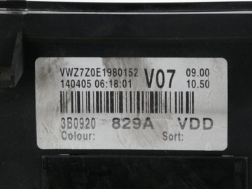 фото thumb №8, Спідометр  прилади vw passat b5 рестайлінг 3b0920829a