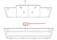 фото thumb №11, Audi q5 8r накладка na передняя tabliczkę регистрационная 8r0807287c1qp oem