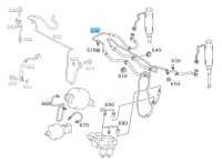 Купить Шланг системы abc оригинальный номер mercedes sl r230 w230 sl500 a2309970352, фото thumb