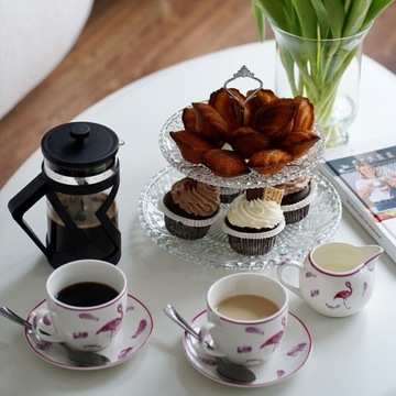 Żaroodporny DZBANEK do herbaty ZAPARZACZ DO KAWY tłokowy FRENCH PRESS 0,6L