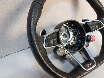 фото thumb №7, Руль лепестки кожа руль wheel мульти audi r8 4s 4s0419091g