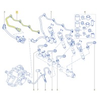Шланг пабтрубок  труба топлива renault grand scenic megane scenic 1.9 dci Цена, фото thumb