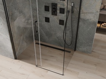 MEXEN OMEGA ДУШЕВАЯ КАБИНА 150 x 100 см ЧЕРНАЯ