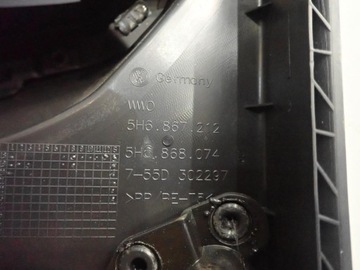 фото thumb №5, Оббивка двері праві зад vw golf viii 5h6867212l