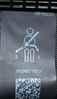 фото thumb №4, Pas безпеки задній задня середній opel crossland x