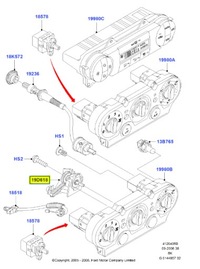 фото thumb №8, Перемикач обігріву ford fiesta 01-08 / fusion 01-12 оригінальний номер 1216837