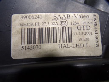 фото thumb №7, Saab 9-5 рестайлинг фара левый переднее лампа перед