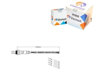 фото thumb №1, By vernet лямбда-зонд количество проводов 4, 540mm