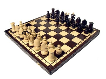 ROYAL большая деревянная шахматная игра