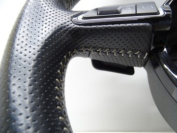 фото thumb №8, Руль кожа срезанная лепестки мульти 8v0419091s audi a3 8v s-line