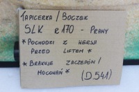 фото thumb №16, Mercedes slk r170 w170 обшивка правий оббивка przed liftem червоний шкіра