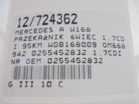 Mercedes a w168 реле свеча 0255452832 1,7cdi с Разборки, фото thumb