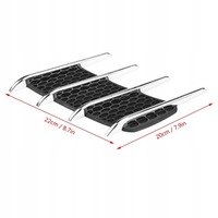 фото thumb №11, 2szt передніх отворів wentylacyjnych капот наклейка