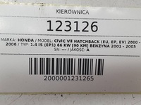 фото thumb №10, Воздуховод подушка безопасности подушка powietrna honda civic vii