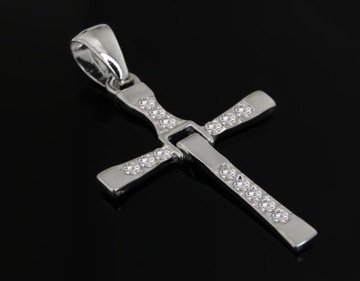VIN DIESEL TORETTO FAST SILVER 925 CROSS