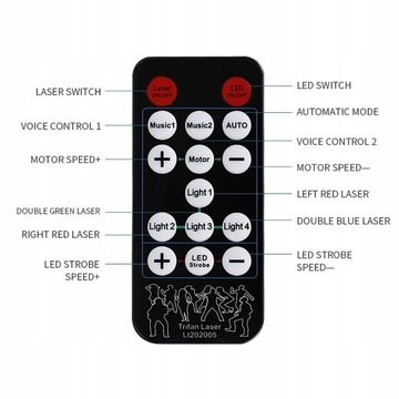 9-глазый лазерный сценический светильник DMX512