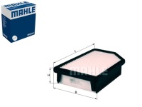 фото thumb №1, Mahle фильтр воздуха hyundai accent iv sedan 1.6