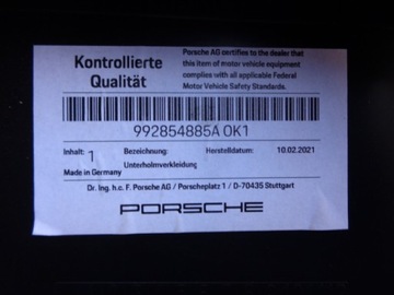 фото thumb №4, Порог планка левая porsche 992 911
