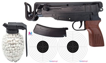 Scorpion KARABIN SPRĘŻYNOWY Replika NA KULKI 6mm Air Soft Gun + GRANAT 800