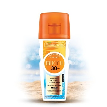 BIELENDA Bikini SPF30 Mleczko do opalania Wodoodporne Wegańskie 175ml
