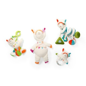 BabyOno СПИРАЛЬНЫЙ КУЛОН ДЛЯ КОЛЯСКИ LLAMA ZIGGY