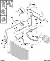 фото thumb №8, Citroen c5 iii шланг кондиціонера org 647774
