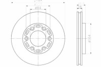 фото thumb №1, Тормозные диски тормозные 2szt toyota перед hi-ace 95-06 te