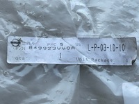 фото thumb №10, Nowa oryg захист поперечина заднього багажника кришки nissan note e12 хетчбек задня