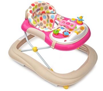 Интерактивные мягкие колеса ZIPPI Walker 2в1 РОЗОВЫЕ