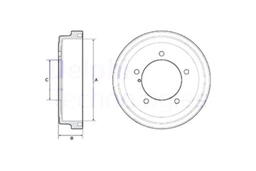 фото thumb №10, Барабан тормозной зад suzuki grand vitara i, grand vitara ii 1.6-2.5 03.98-