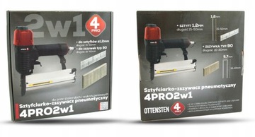 Степлер Nailer Nailer OTTENSTEN 4PRO2в1 +1000 скоб 90/38мм