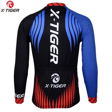 BLUZA ROWEROWA KOLARSKA MĘSKA OCIEPLANA NA WIOSNĘ DOBRA AERODYNAMIKA PRO L