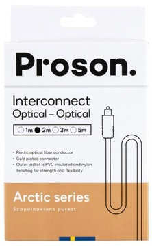 Proson Artic Optical — оптический кабель Toslink — 2,0 м