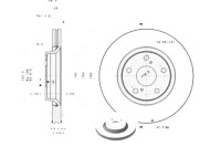 фото thumb №1, Тормозные диски тормозные 2szt. toyota auris avensis verso
