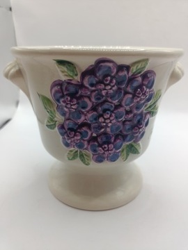 Цветочный горшок, фарфоровая крышка, цветы Rosa Ljung Швеция