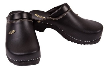 Мужские сабо Кожаные сабо Buxa F10 black43