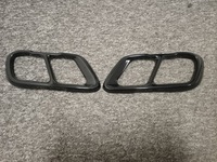 фото thumb №8, Насадки накладки na выхлоп bmw x5 g05 x6 g06 x7 g07 2019-22 чёрный блеск