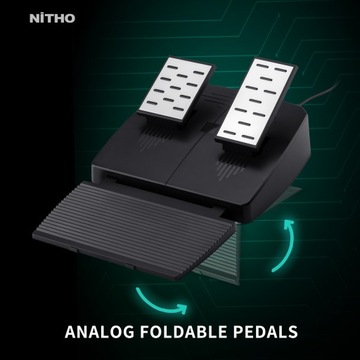 Гоночный руль NiTHO DP1 для игр ПК/PS4/XBOX, симулятор вождения автомобиля