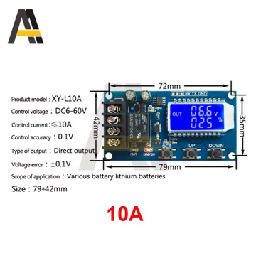 Стиль 30А DC 6-60В DV 36В 48В XH-M603 контроллер заряда